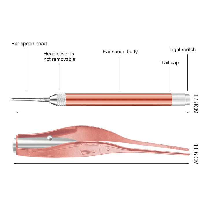 Baby LED Ear Cleaner Spoon