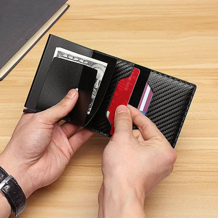 Leather RFID Card Small Wallet