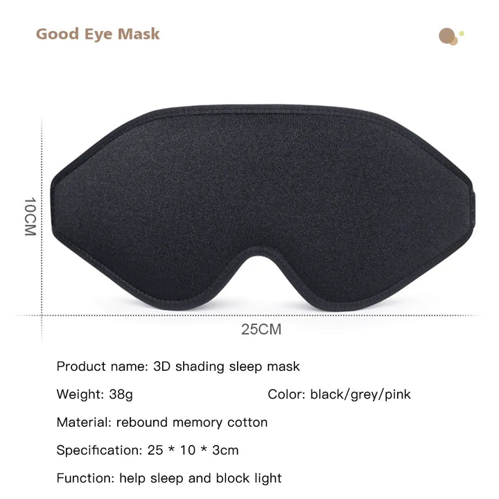 3D Sleep Mask Blindfold