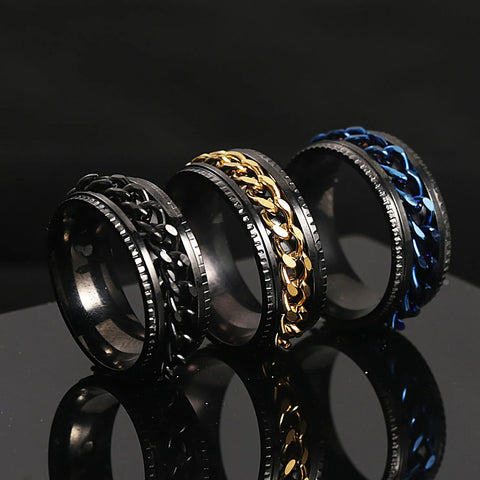 Stainless Steel Rotatable Couple Ring