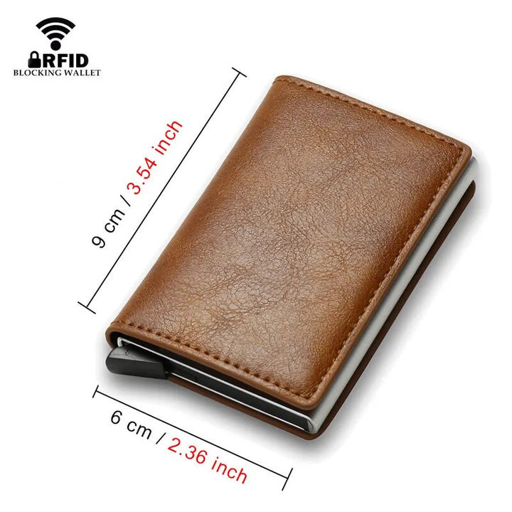 Leather RFID Card Small Wallet