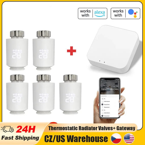 Tuya Zigbee TRV Thermostat