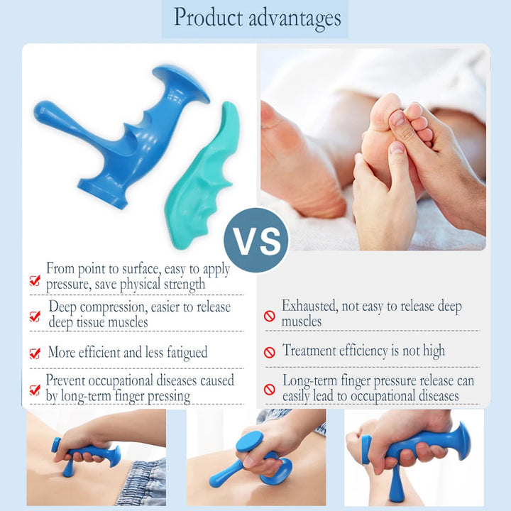 T-Shaped Massager for Pressure Points
