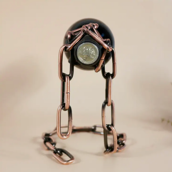 Magic Iron Chain Wine Holder